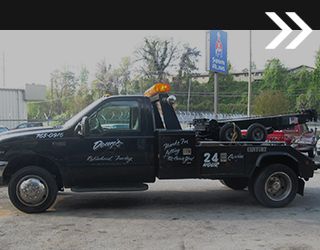 Tow Truck Parked in Winston-Salem, NC