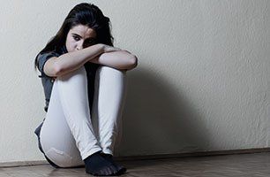 a lady upset