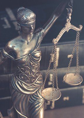 Statue of Justice — Cape Girardeau, MO — The Clubb Law Firm