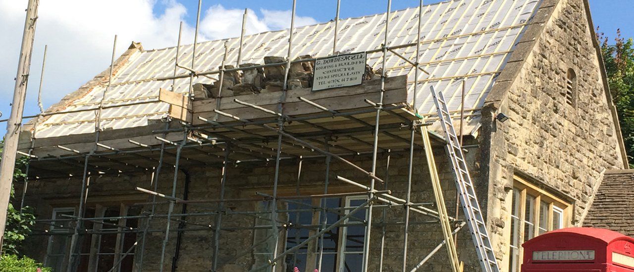 Roofing work