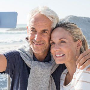 Couple taking a selfie - Dentist in Grayslake, IL Couple taking a selfie - Dentist in Grayslake, IL