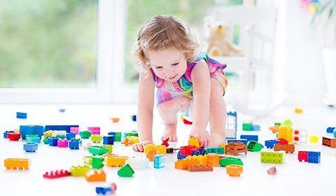 Girl playing