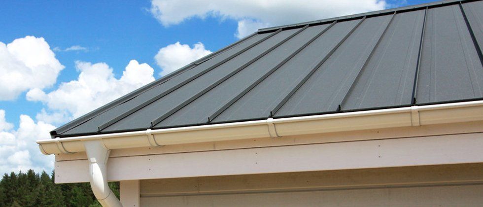metal roofing on a house