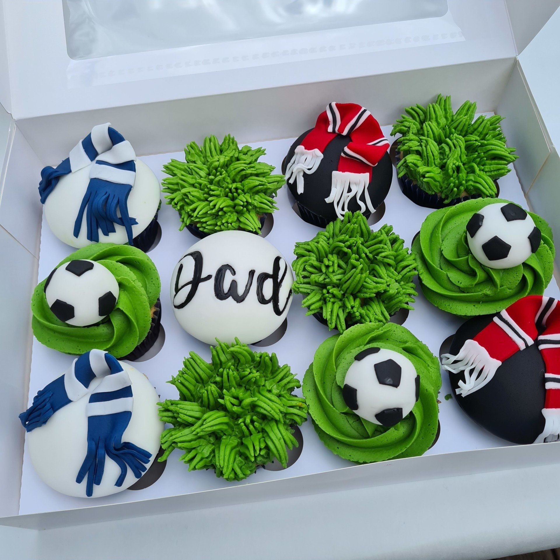 Football Cupcakes