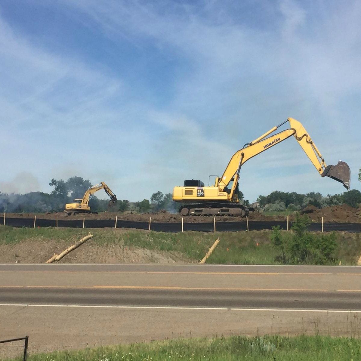 Excavation Process in an Open Area — Butte, MT — Hoffman’s R & M Services & Excavation