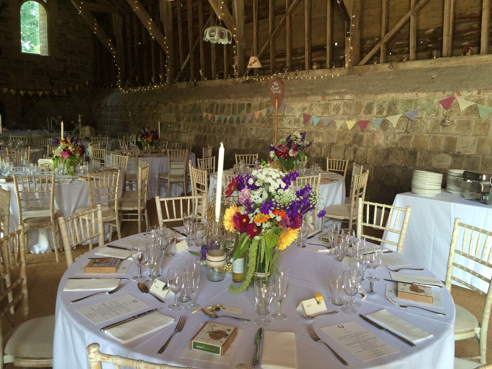 Dinner party table