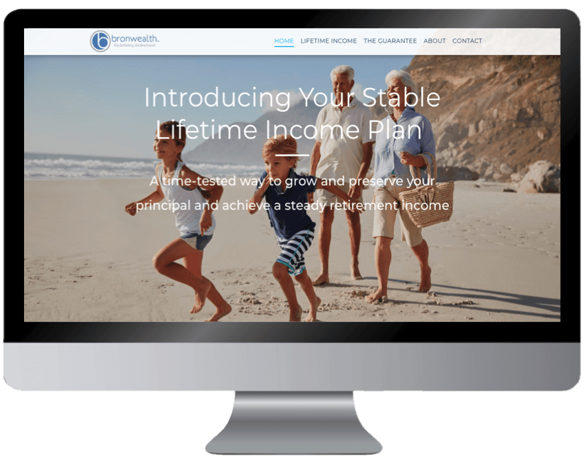 Website Designed for the Financial Services Industry in Pennsylvania and California