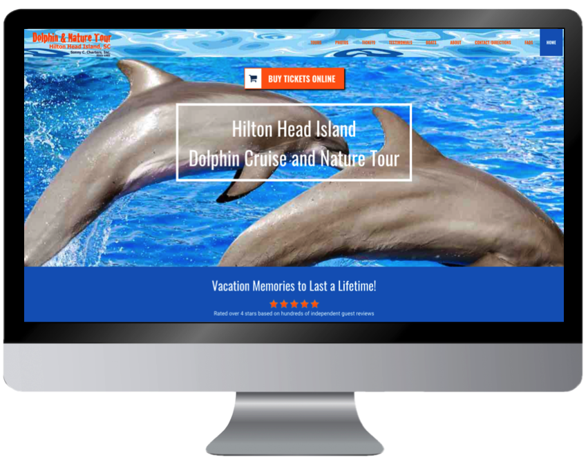Website Designed for the Touring Industry in Hilton Head Island, SC