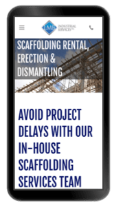 Mobile-Optimized Website for LMB Industrial Services, Inc. in Berks County, PA