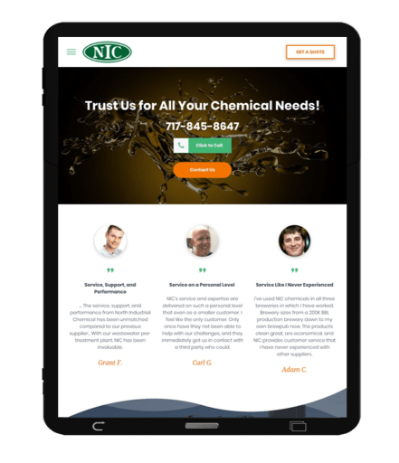 We Designed This Mobile-Optimized Website Featuring Floating Graphics and Special Effects