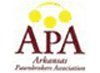The logo for the arkansas embroidery association.