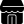 A black and white icon of a trash can on a white background.