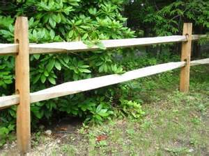 Cedar Split Fence — 2 Rail Cedar Split Fence in Deerwood, MN