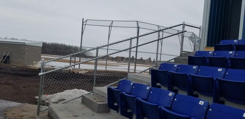 Stair Chain Link — Stair Chain Link Protection Railing in Deerwood, MN