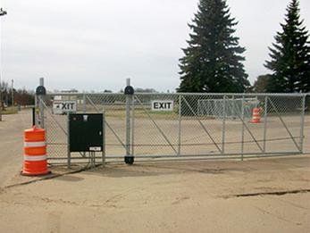 Sliding Cantilever Gate — Sliding Cantilever Gate with Operator in Deerwood, MN
