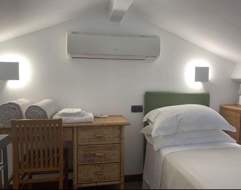 Bed and table