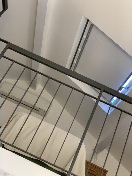 Railing and dormer window