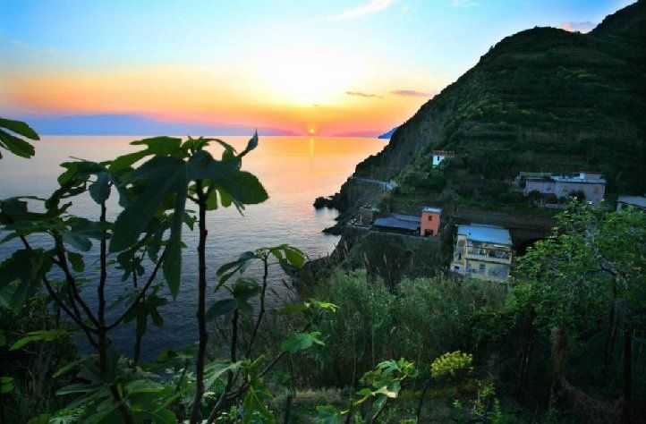 View of the Cinque Terre