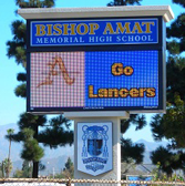 bishop sign - sign shop in  Azusa, CA