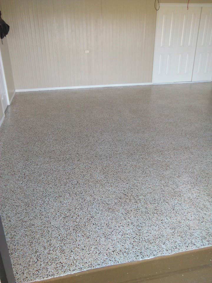 Seamless epoxy concrete flooring inside house - seamless flooring Toowoomba, QLD