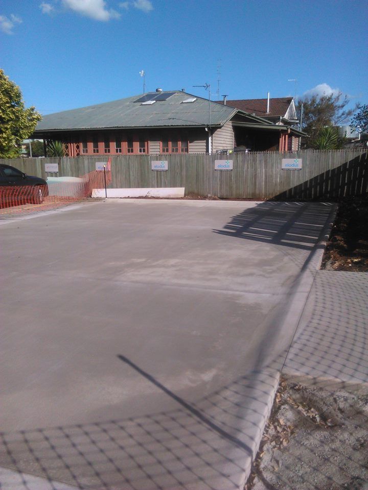 new driveway installation