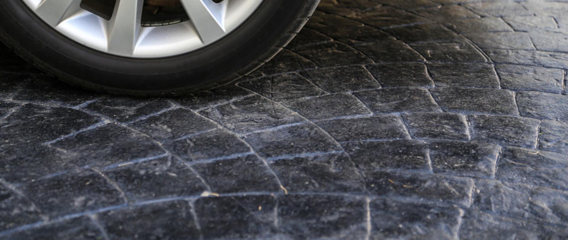 Close up decorative concrete