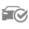 car and check mark icon