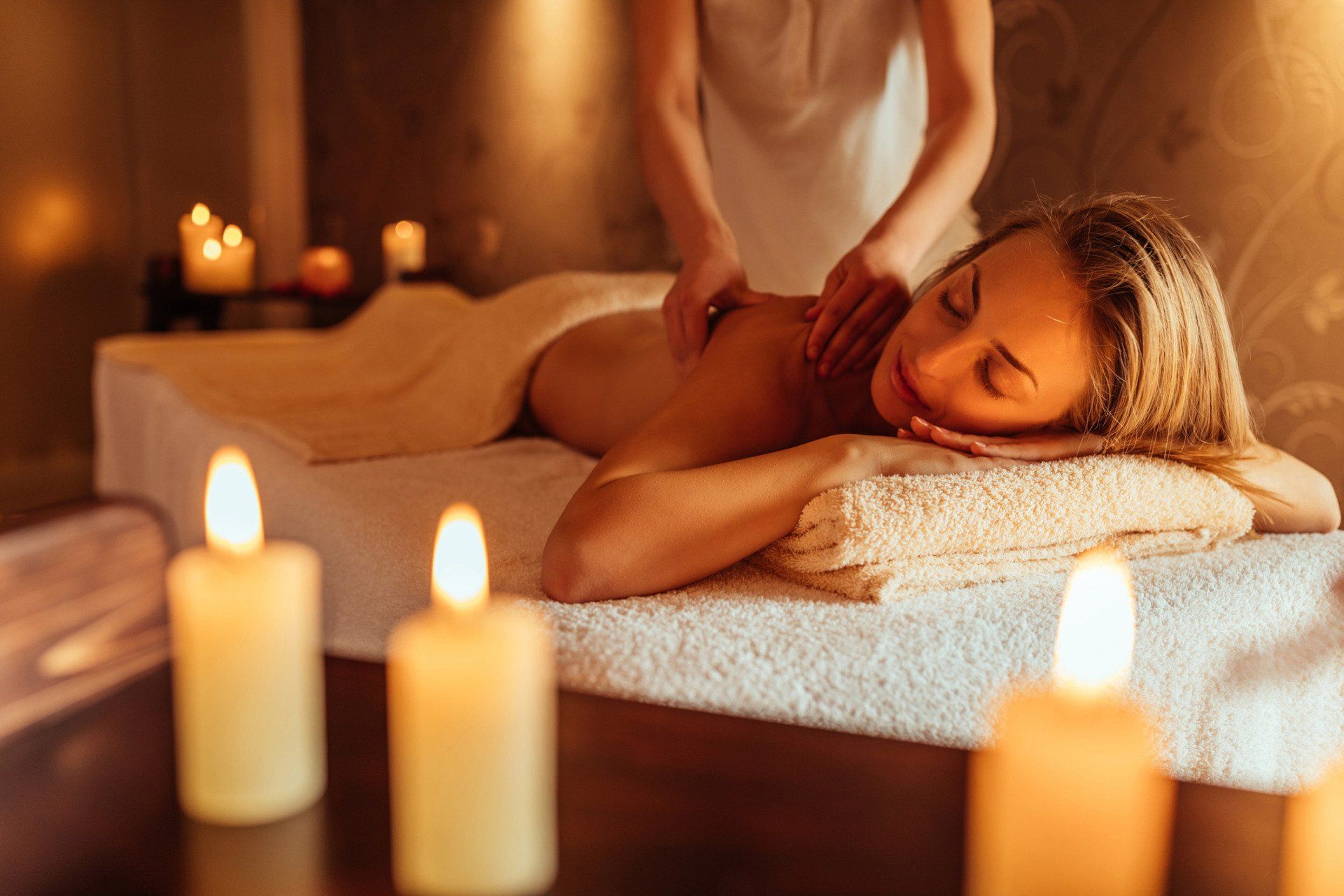 Relaxed Woman on Massage Service — Ephrata, PA — The Style Studio