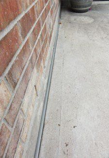Gap Amour used on concrete to fill gap