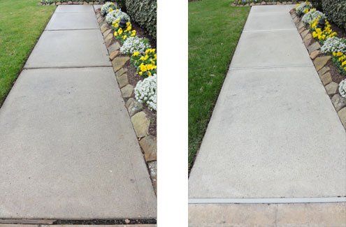 Gap Amour used on concrete to fill gap