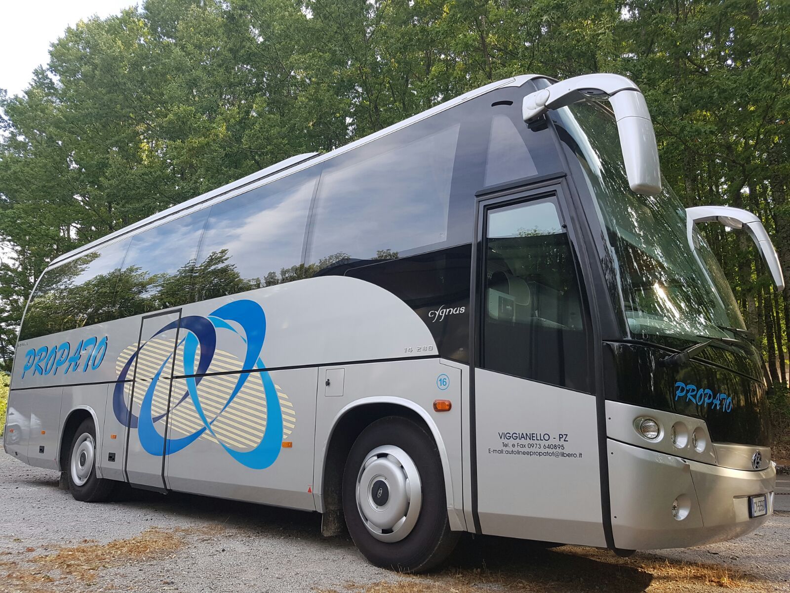 autobus grigio
