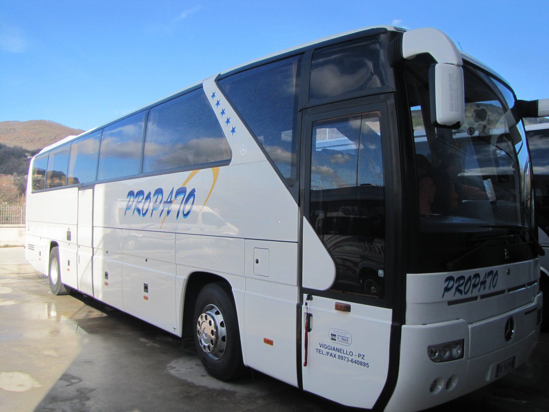 autobus bianco
