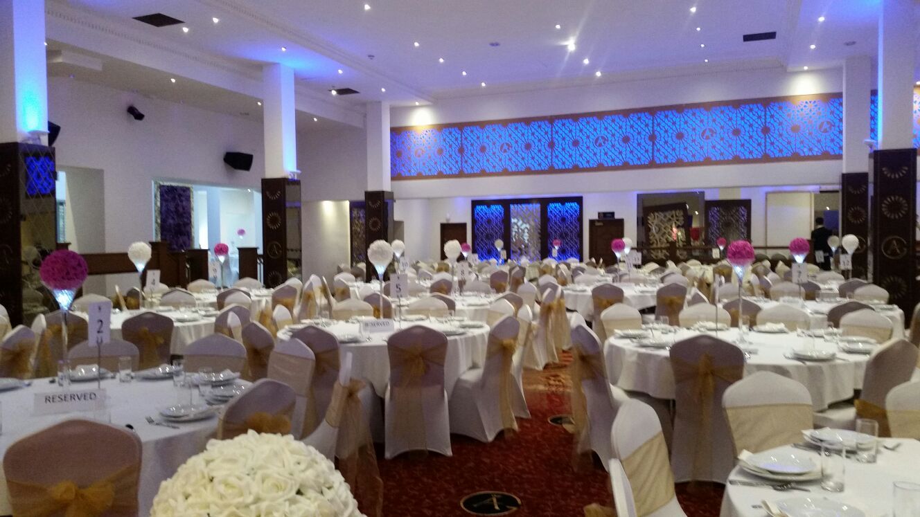 bright ceiling lights