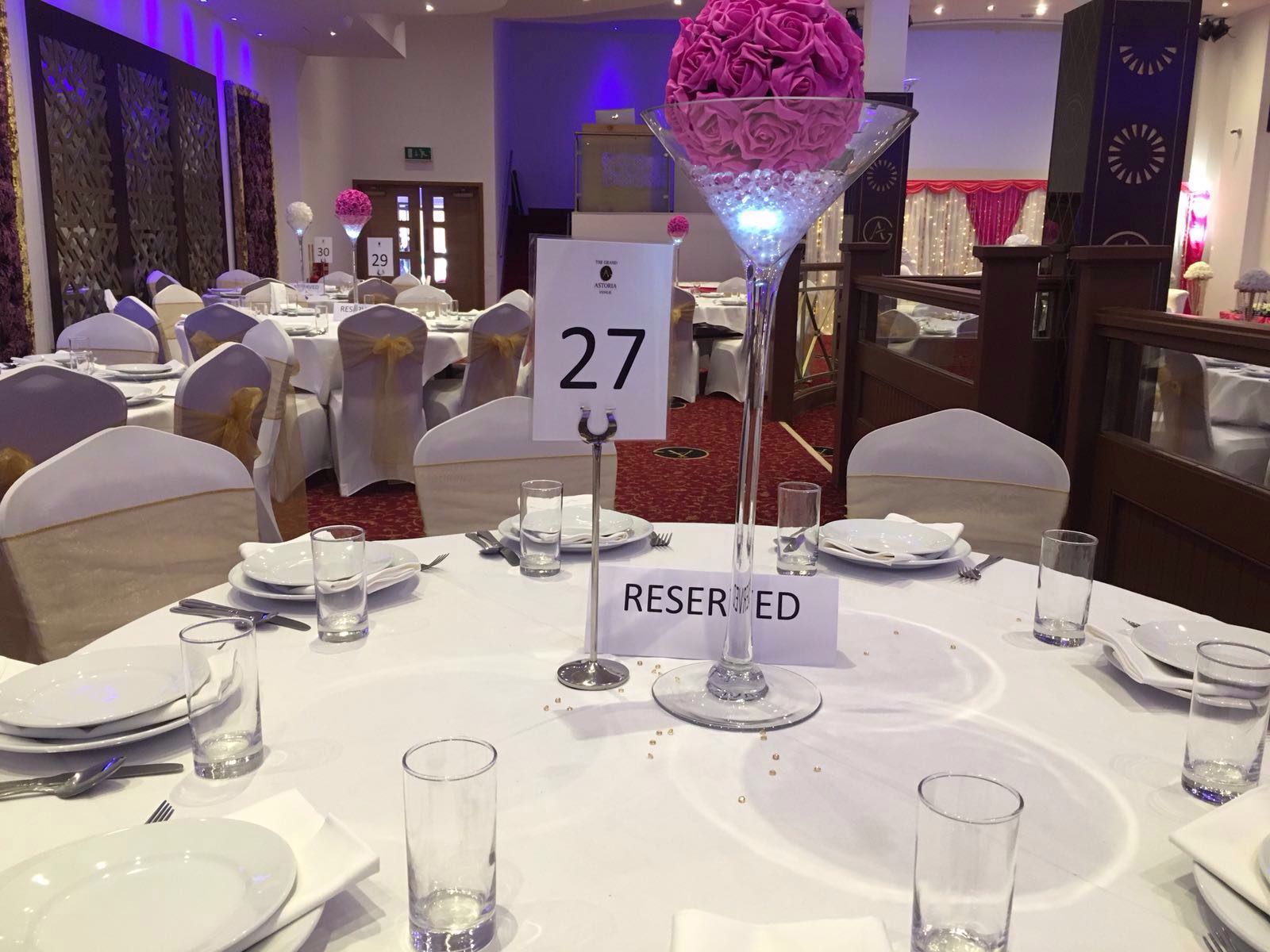 RESERVED table