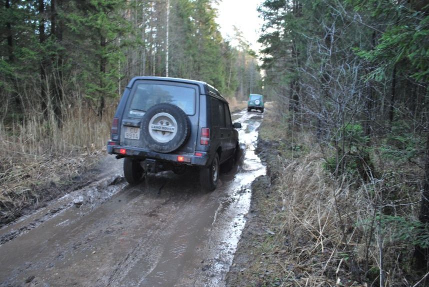 Ride along off-roads in Sauleskalns