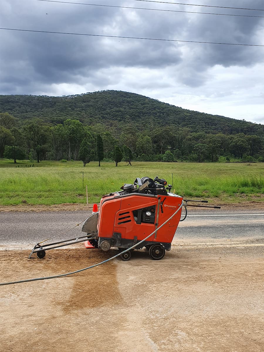 Road Sawing — Hyper Cut & Drill in Swansea, NSW