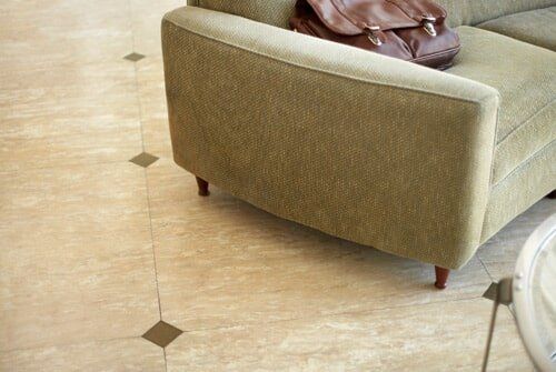 Cream colored Vinyl — Flooring in Verona, PA