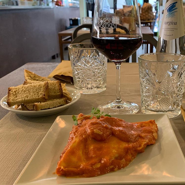 Lasagna in piatto