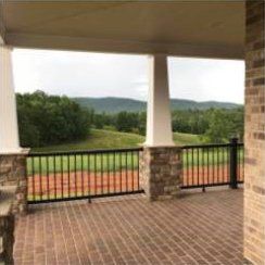 Exterior Columns With Railing — Rocky Mount, VA — Lozeau Construction Inc