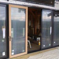 Glass Door Frame — Rocky Mount, VA — Lozeau Construction Inc
