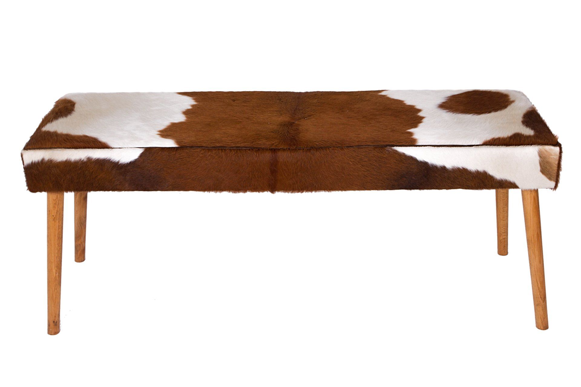 Hair on hide bench