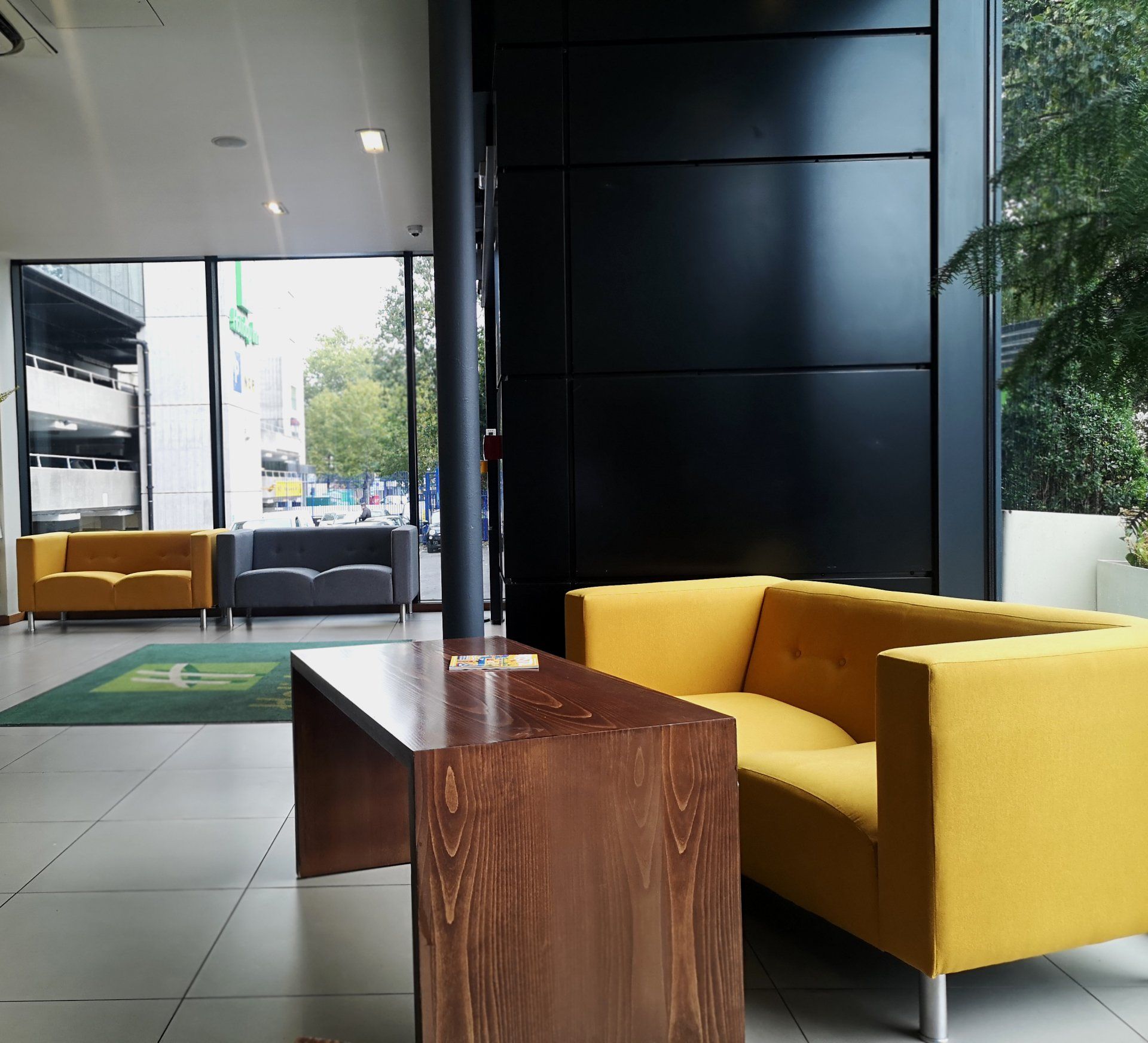 Sofas reupholstered for hotels
