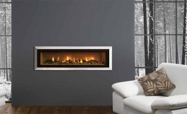 Contemporary gas fire
