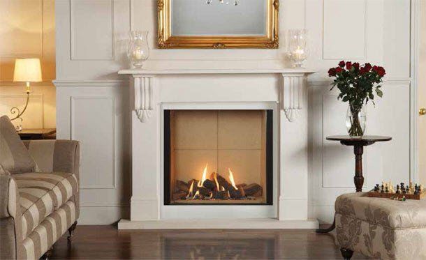 Traditional gas fire