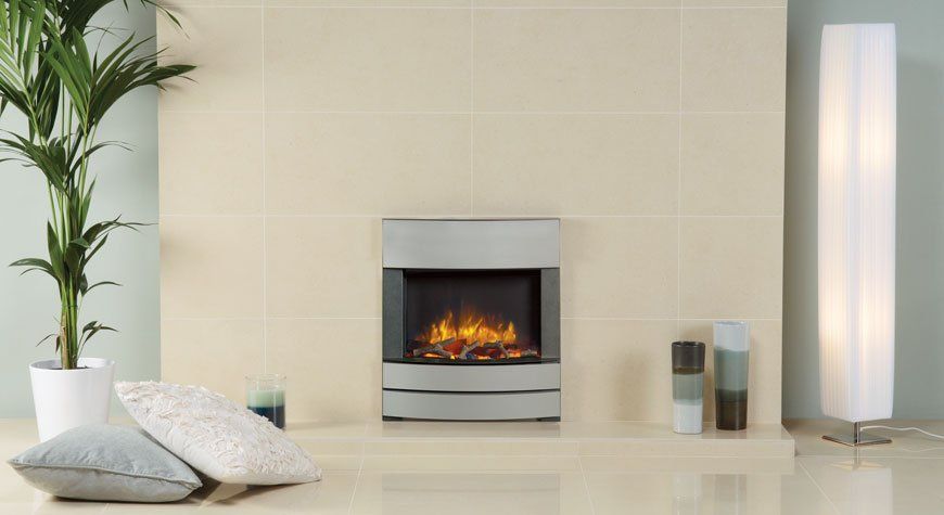 Hearth mounted electric fires
