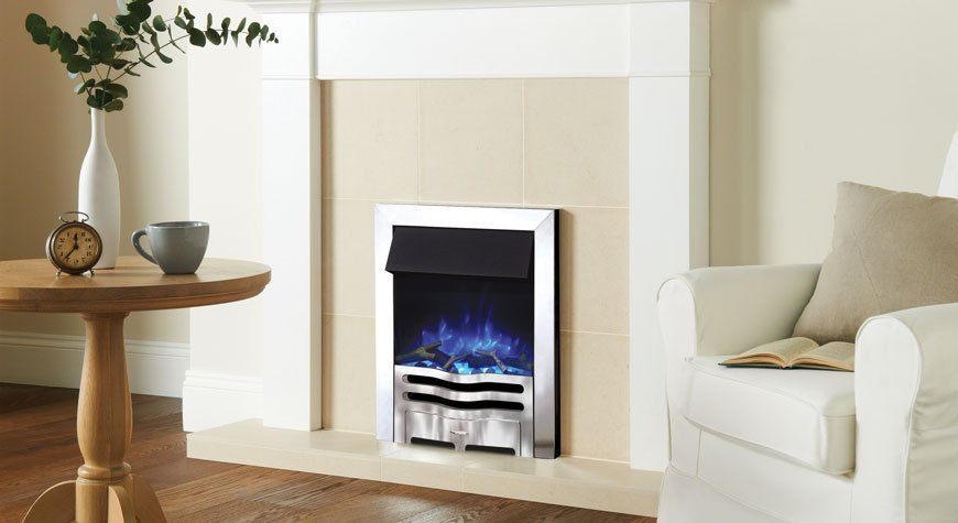 Logic2 Wave hearth mounted electric fire