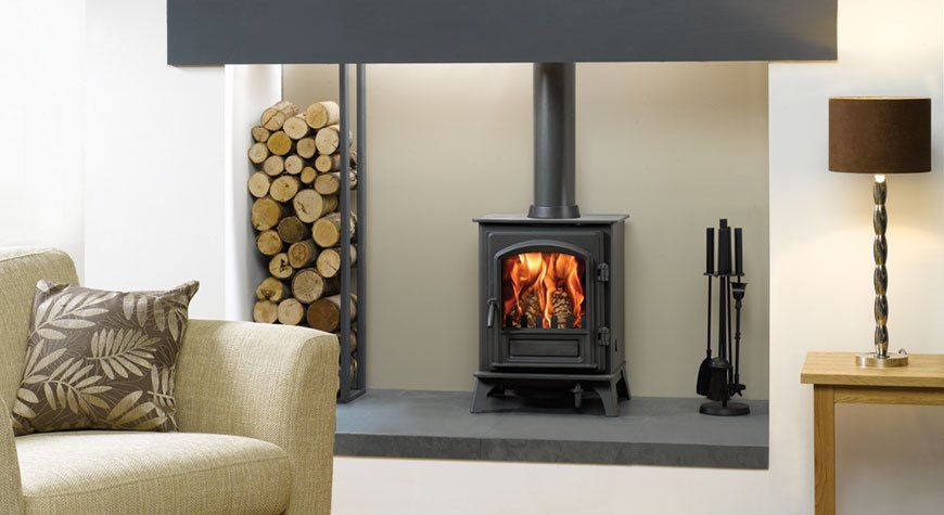 Riva Plus Small wood burning stove