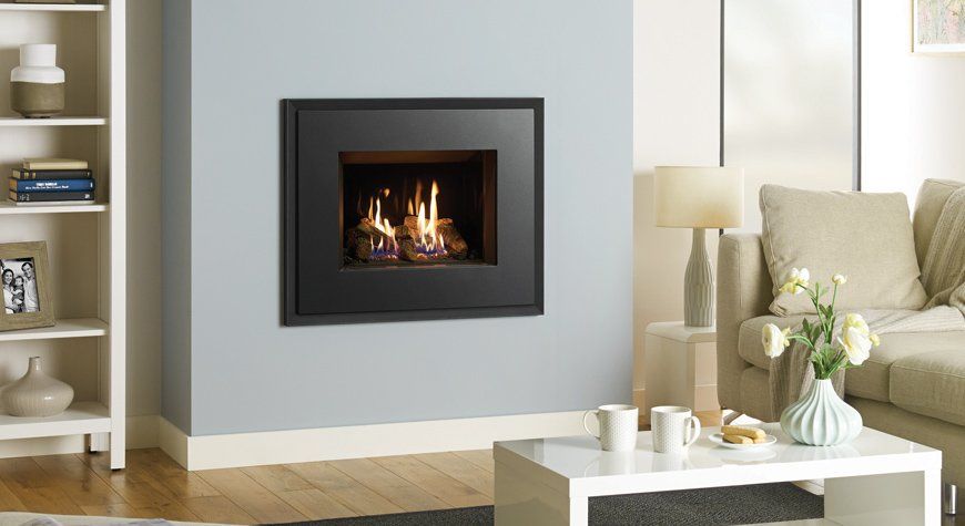 Riva 2 500 Evoke steel graphite gas fire