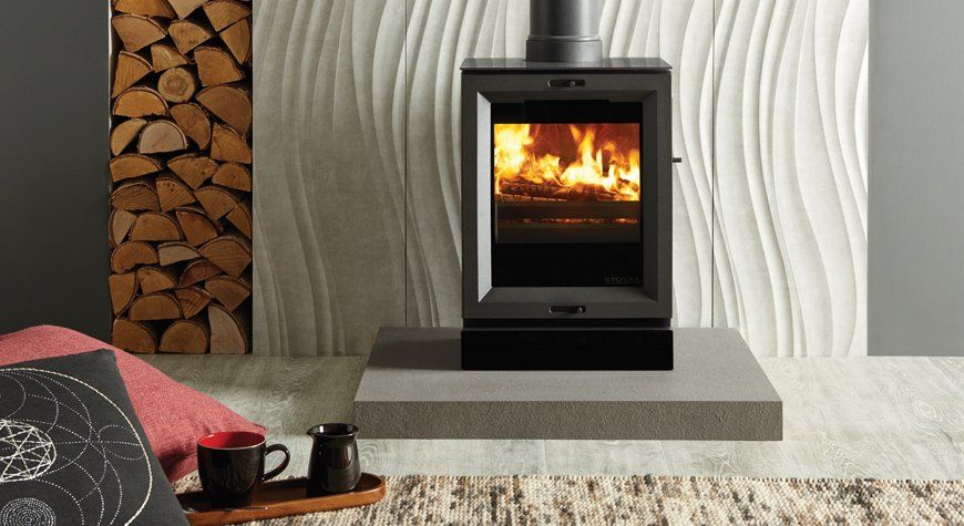 View 3 wood burning stove