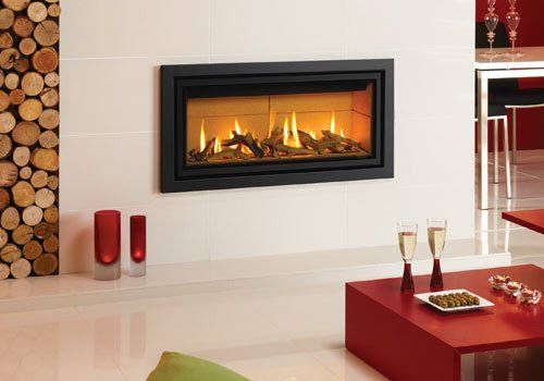 Studio 2 Profil Glass (Gas0 Studio 2 Profil Glass Gas Contemporary Fire Surround